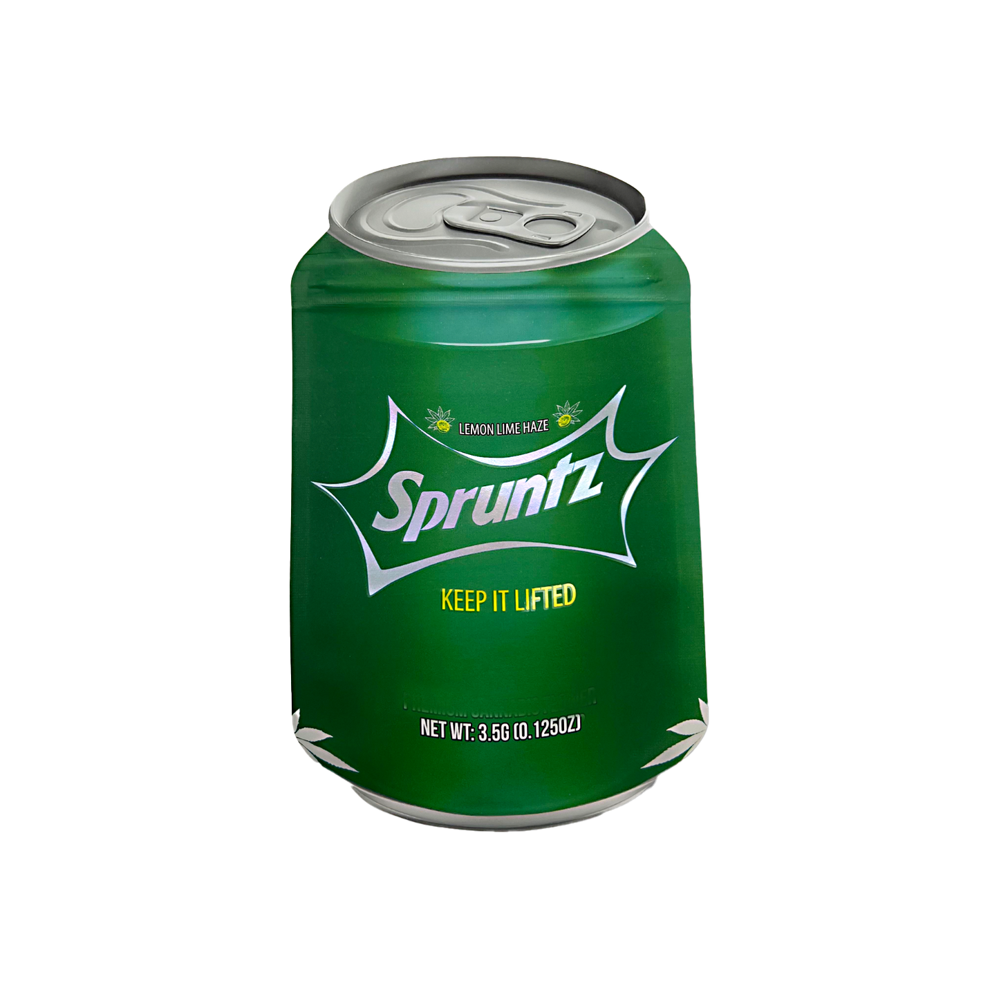 3.5g Shaped Mylar Bag - Spruntz (50 Count)