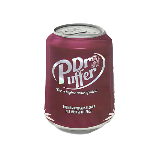 3.5g Shaped Mylar Bag - Dr Puffer (50 Count)