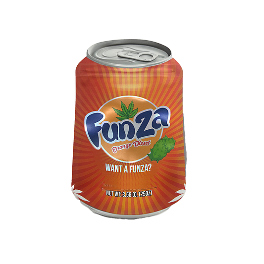 3.5g Shaped Mylar Bag - Funza (50 Count)