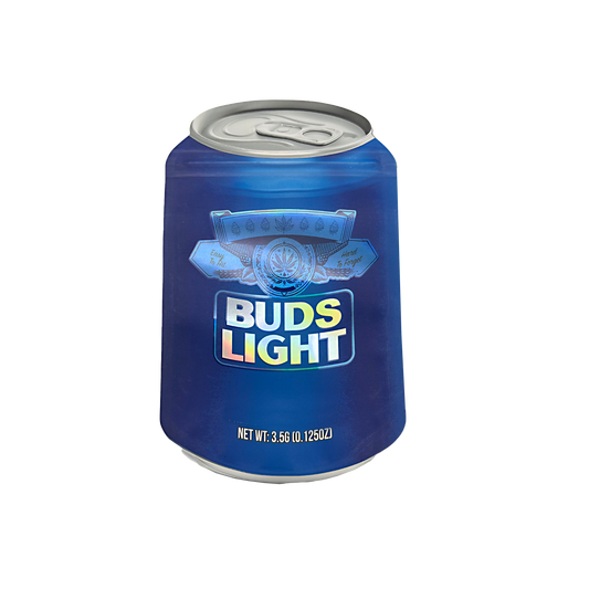 3.5g Shaped Mylar Bag - Buds Light (50 Count)