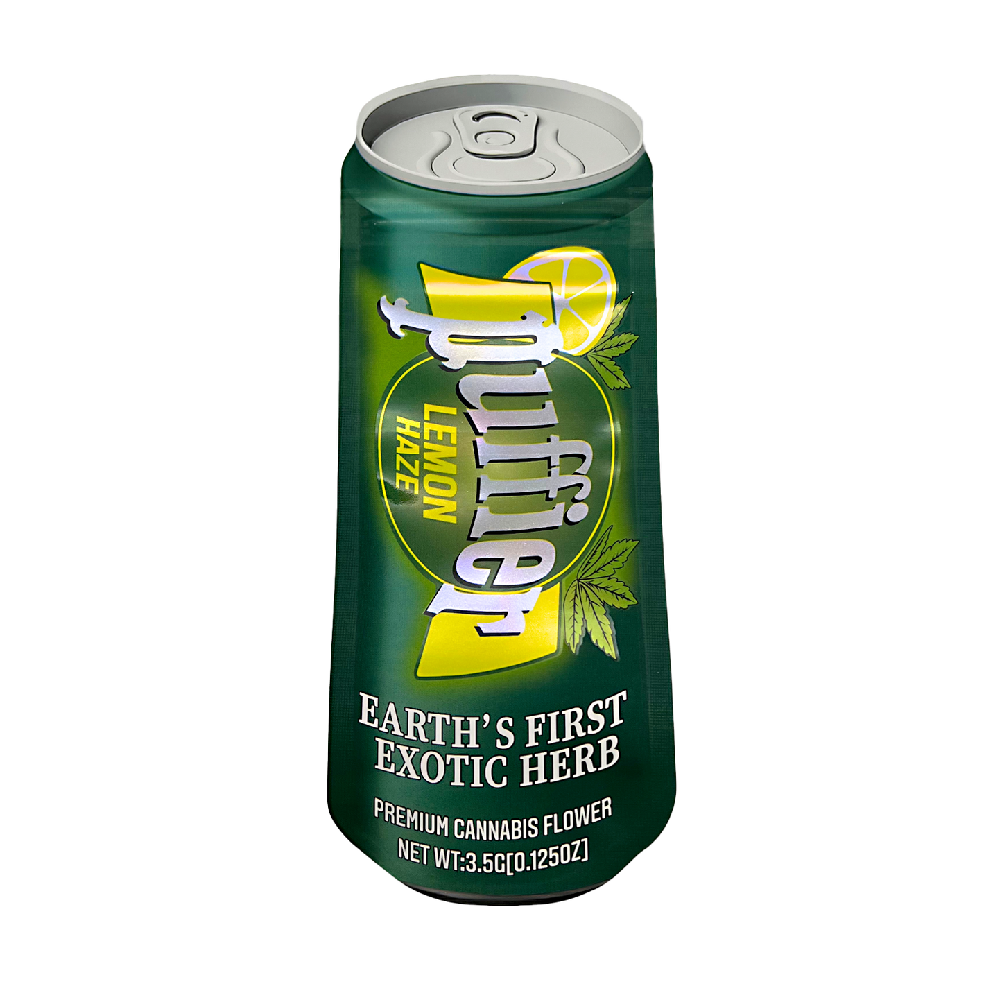 3.5g Shaped Mylar Bag - Puffier Lemon Haze (50 Count)