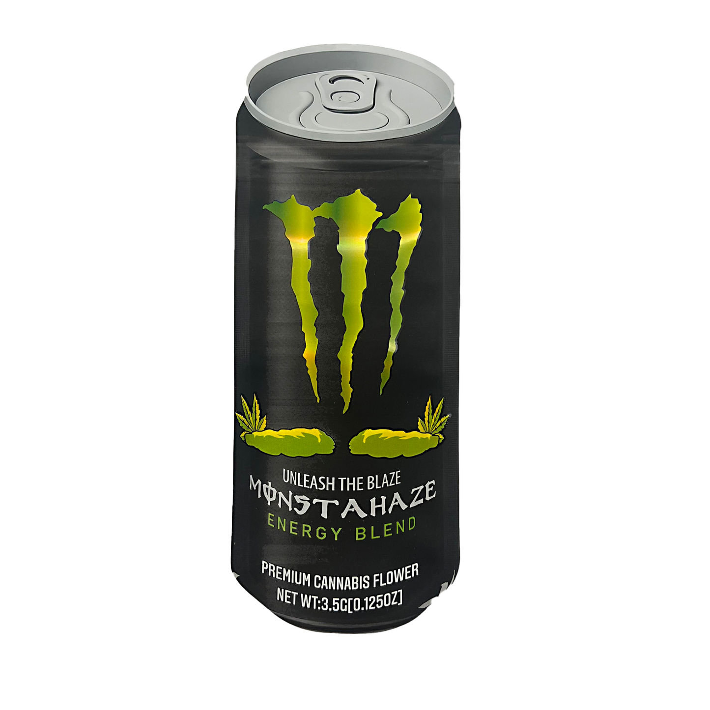 3.5g Shaped Mylar Bag - Monsta Haze (50 Count)