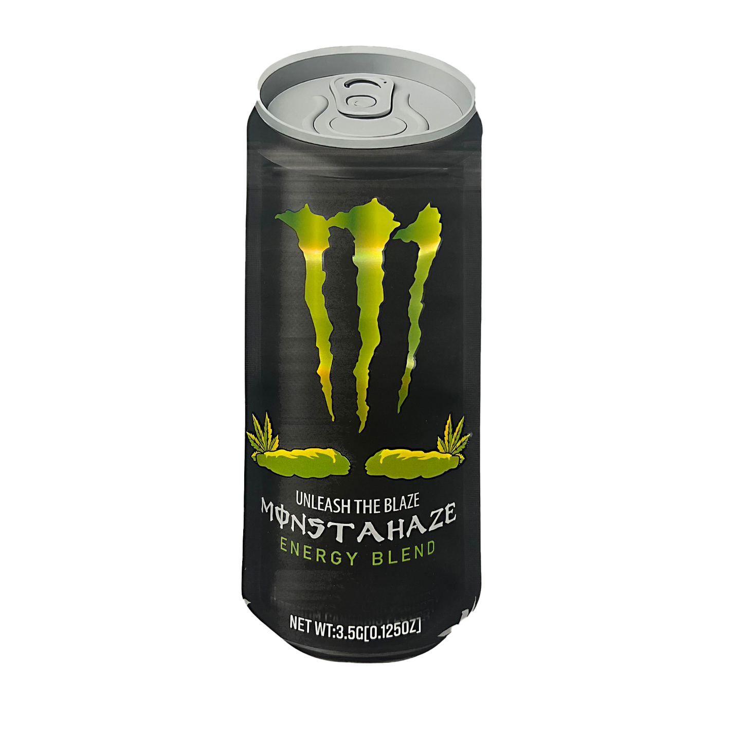 3.5g Shaped Mylar Bag - Monsta Haze (50 Count)