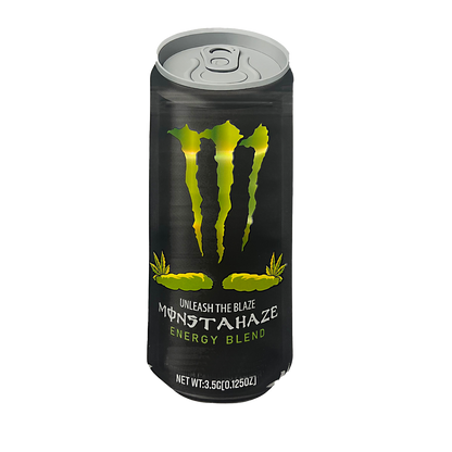 3.5g Shaped Mylar Bag - Monsta Haze (50 Count)