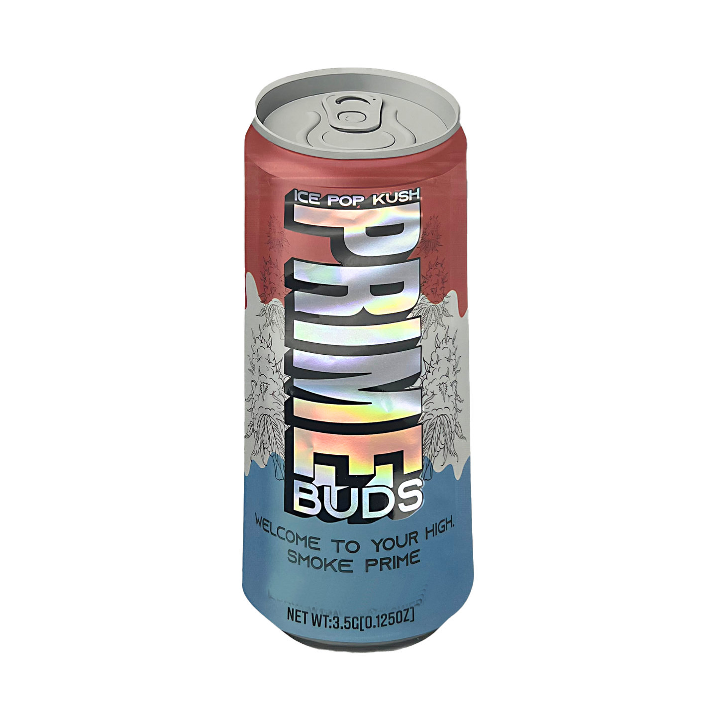 3.5g Shaped Mylar Bag - Prime Buds (50 Count)