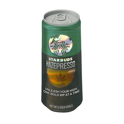 3.5g Shaped Mylar Bag - Starbuds Hazepresso (50 Count)