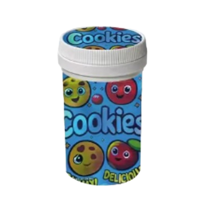 12 Pack -3.5g Sealed Gram Jars with Child-Resistant Caps - Choose your Design
