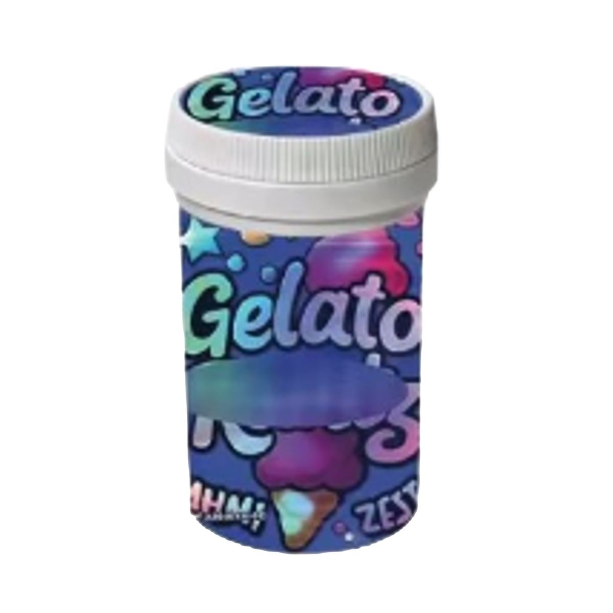 12 Pack -3.5g Sealed Gram Jars with Child-Resistant Caps - Gelato Runtz