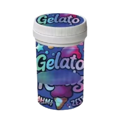 12 Pack -3.5g Sealed Gram Jars with Child-Resistant Caps - Choose your Design