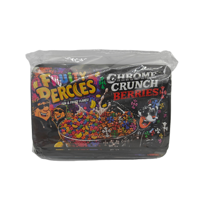 32 Pack - 7g (2IN1) Split Dual Graphic Mylar Bags Mixed Designs - Fruity Percles & Chrome Crunch Berries