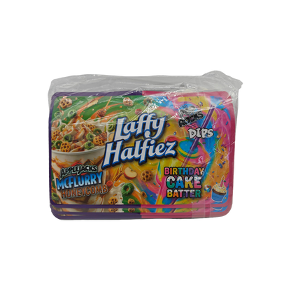32 Pack - 7g (2IN1) Split Dual Graphic Mylar Bags Mixed Designs - Laffy Halfiez Set