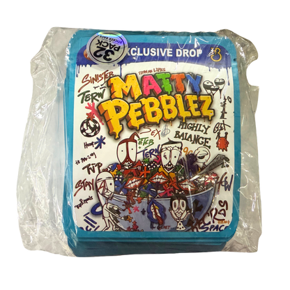 32 Pack - 7g Thick Sticker Mylar Bags  - Premium Smell Proof Packaging - Matty Pebblez