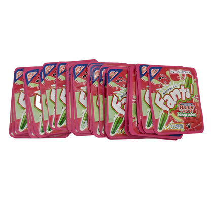 32 Pack - 7g Thick Sticker Mylar Bags  - Premium Smell Proof Packaging - Fanta Bomb Pop Watermelon