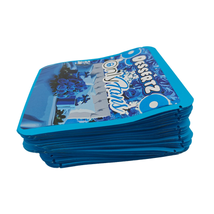 32 Pack - 7g Thick Sticker Mylar Bags  - Premium Smell Proof Packaging - Dessertz Only Fans