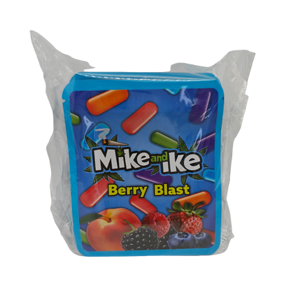 32 Pack - 7g Thick Sticker Mylar Bags  - Premium Smell Proof Packaging - Mike and Ike Berry Blast