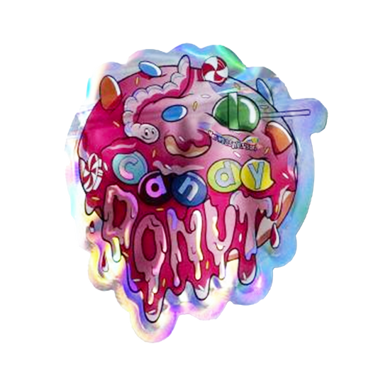 3.5g Shaped Mylar Bag - Candy Donut (50 Count)