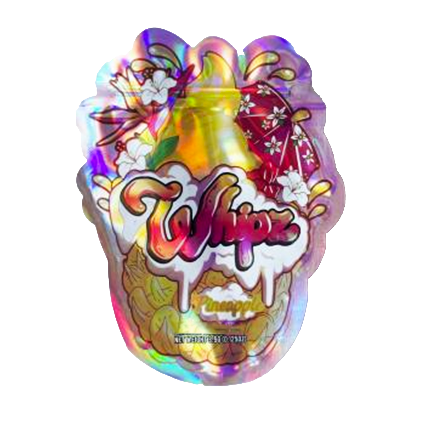 3.5g Shaped Mylar Bag - Whipz (50 Count)