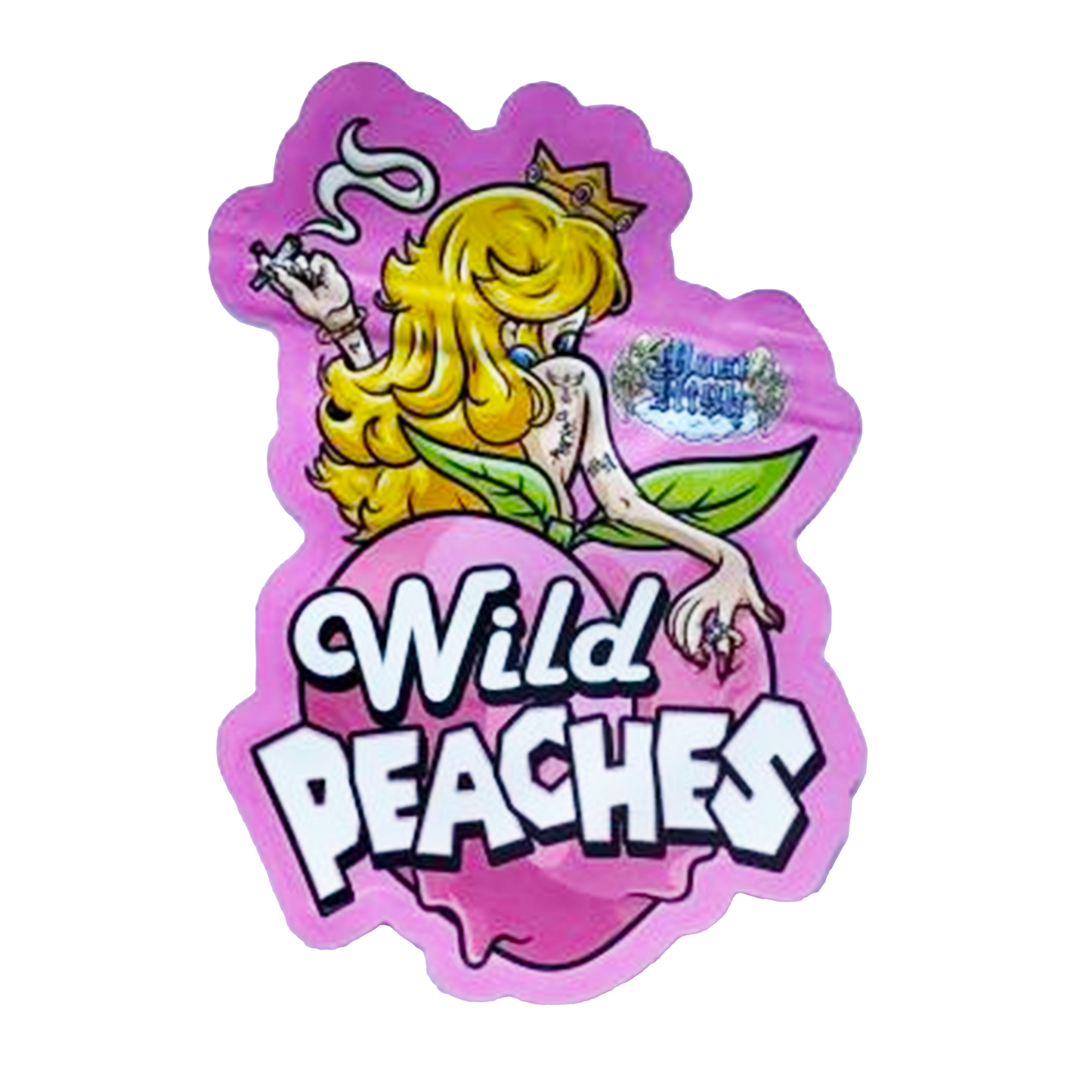 3.5g Shaped Mylar Bag - Wild Peaches (50 Count)