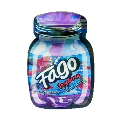 3.5g Shaped Mylar Bag - Cannatiques Faygo (50 Count)