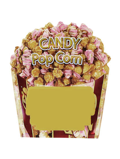 3.5g Shaped Mylar Bag - Zabores Candy Popcorn (50 Count)