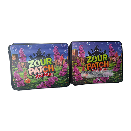 32 Pack – 7g Exotic Thick Sticker Mylar Bags – Premium Smell Proof - Zour Patch Kid Buu
