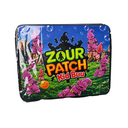 32 Pack – 7g Exotic Thick Sticker Mylar Bags – Premium Smell Proof - Zour Patch Kid Buu