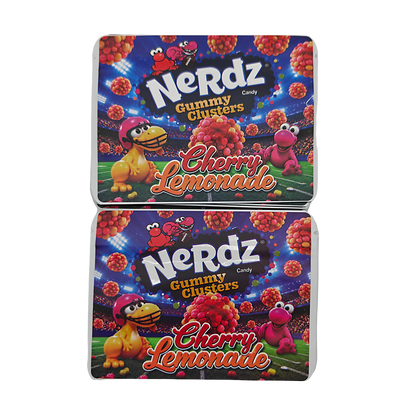 32 Pack – 7g Exotic Thick Sticker Mylar Bags – Premium Smell Proof - Nerdz Cherry Lemonade