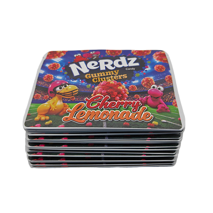 32 Pack – 7g Exotic Thick Sticker Mylar Bags – Premium Smell Proof - Nerdz Cherry Lemonade