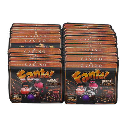 32 Pack – 7g Exotic Thick Sticker Mylar Bags – Premium Smell Proof - Fanta Nerds Casino
