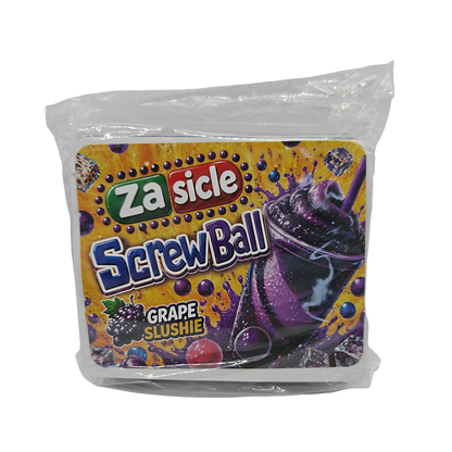 32 Pack – 7g Exotic Thick Sticker Mylar Bags – Premium Smell Proof - Za Sicle Screwball Grape Slushie