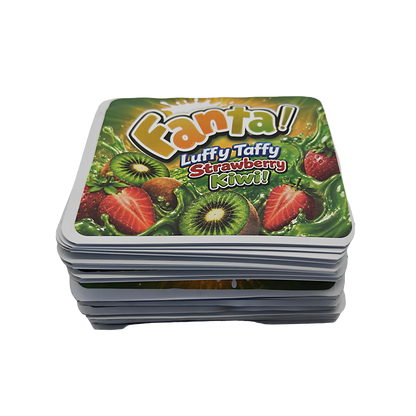 32 Pack – 7g Exotic Thick Sticker Mylar Bags – Premium Smell Proof - Fanta Luffy Taffy Strawberry Kiwi