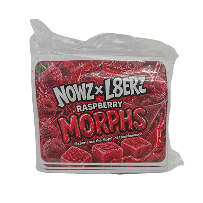 32 Pack – 7g Exotic Thick Sticker Mylar Bags – Premium Smell Proof - Nowz X L8erz Raspberry Morphs