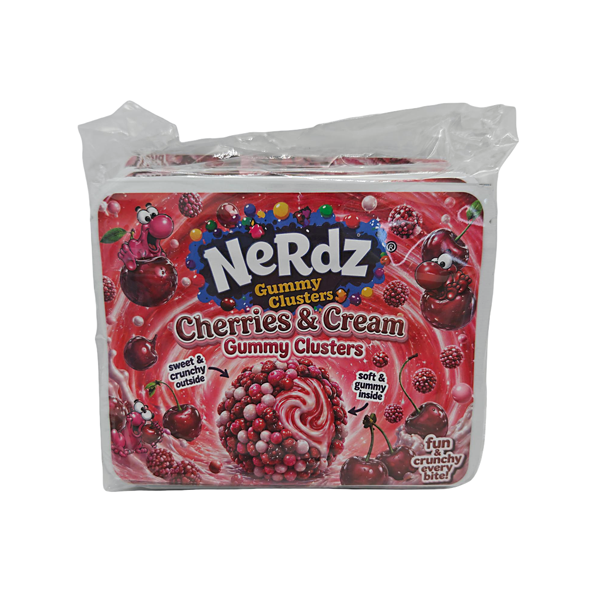 32 Pack – 7g Exotic Thick Sticker Mylar Bags – Premium Smell Proof - Nerdz Cherries & Cream