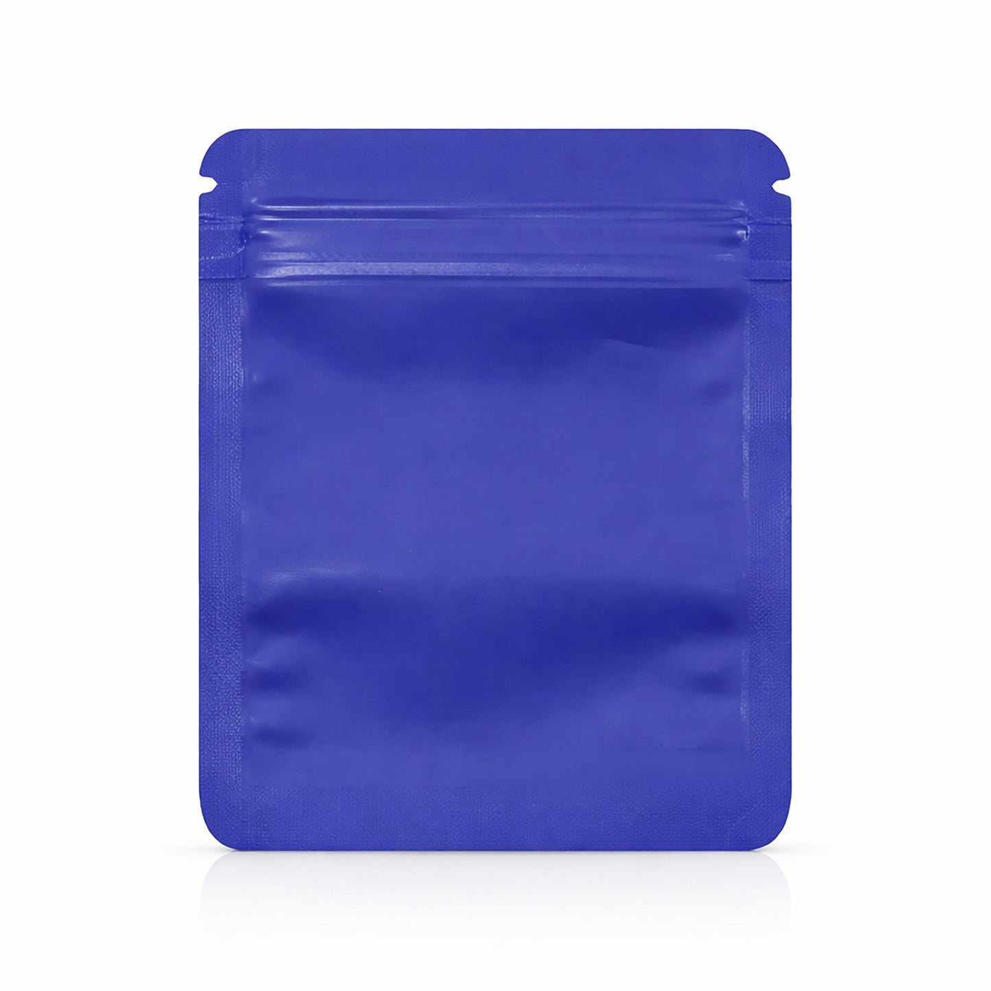 100 Pack – 1g Solid Color Mylar Bags with Square Window - Purple