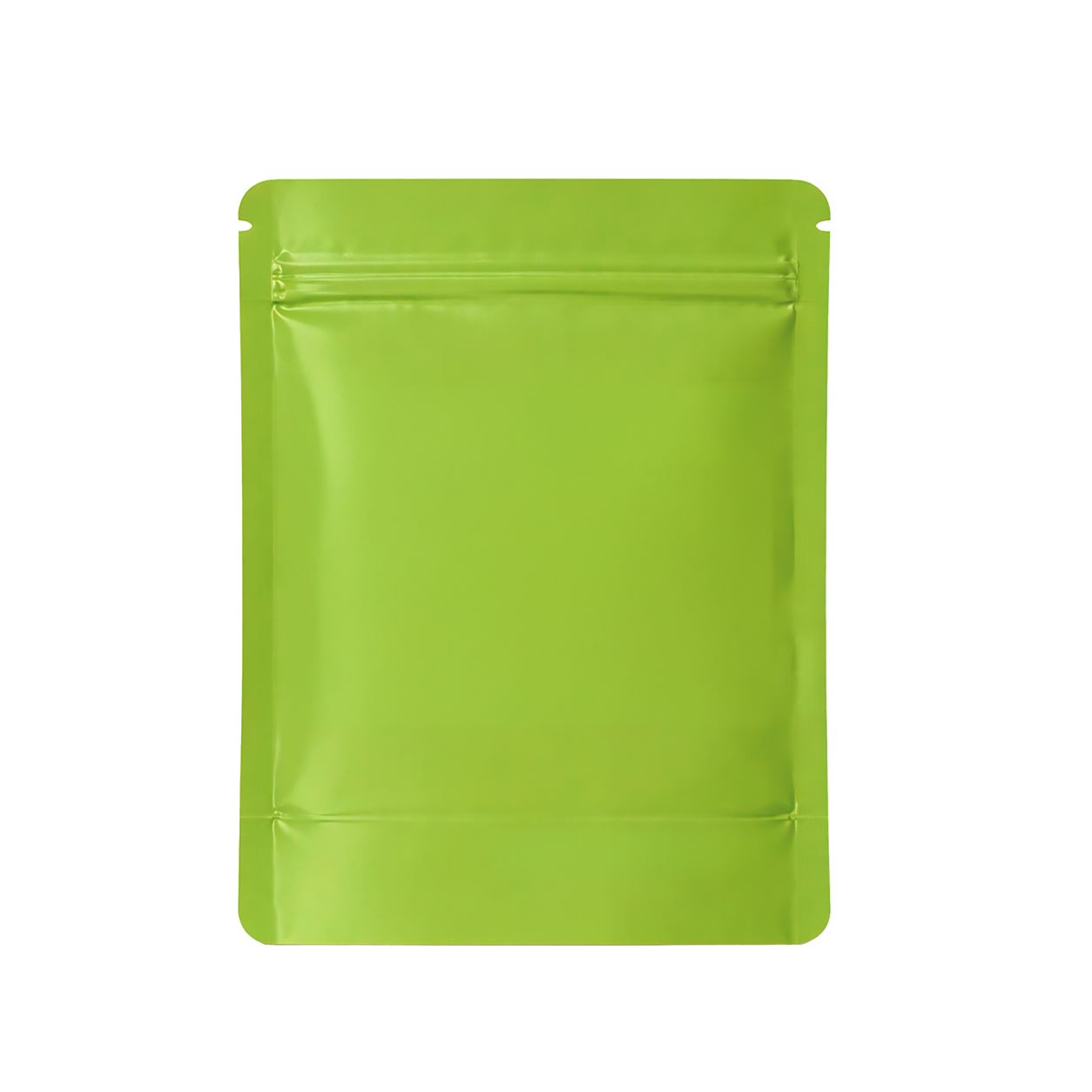 25 Pack – 1lb Solid Color Mylar Bags with Oval Window - Green