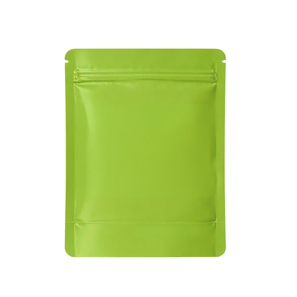 25 Pack – 1lb Solid Color Mylar Bags with Oval Window - Green