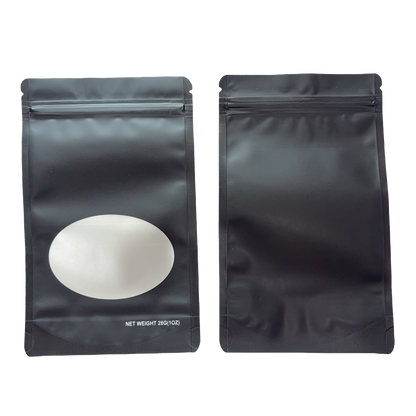 1oz Solid Color Mylar Storage Bag - Grey (50 Count)