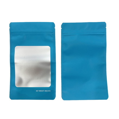 Solid Color Zip-Seal Foil Pouches (5"x8") Square Style Selection (50 Count)