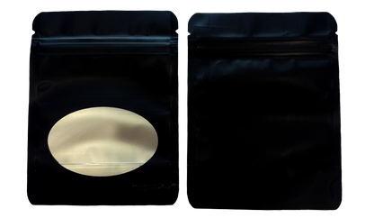 Solid Color Zip-Seal Foil Pouches (4"x6") Oval Window Selection (50 Count)