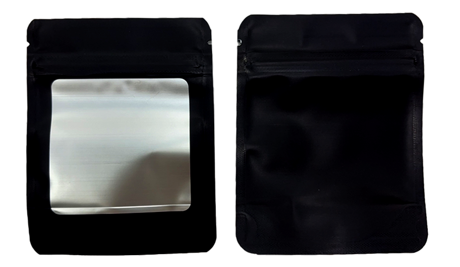 Solid Color Zip-Seal Foil Pouches (4"x6") Square Style Selection (50 Count)