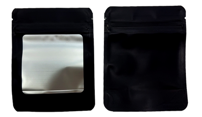 Solid Color Zip-Seal Foil Pouches (4"x6") Square Style Selection (50 Count)