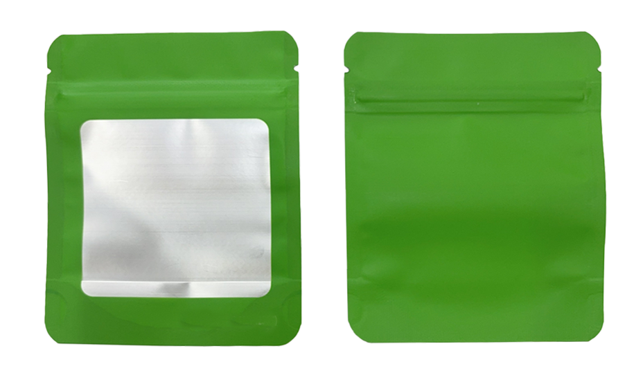 Solid Color Zip-Seal Foil Pouches (4"x6") Square Style Selection (50 Count)