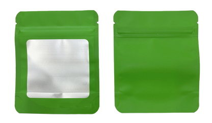 Solid Color Zip-Seal Foil Pouches (4"x6") Square Style Selection (50 Count)