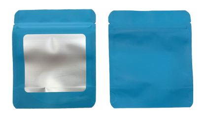 Solid Color Zip-Seal Foil Pouches (4"x6") Square Style Selection (50 Count)
