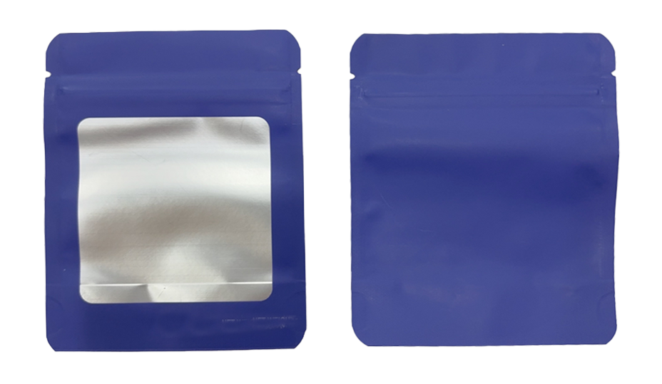 Solid Color Zip-Seal Foil Pouches (4"x6") Square Style Selection (50 Count)
