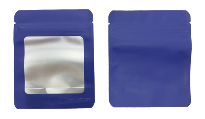 Solid Color Zip-Seal Foil Pouches (4"x6") Square Style Selection (50 Count)