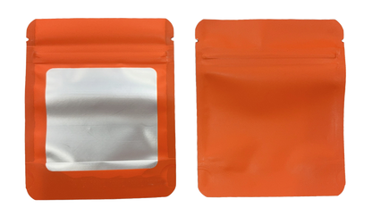 Solid Color Zip-Seal Foil Pouches (4"x6") Square Style Selection (50 Count)