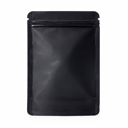 50 Pack - Medium Solid Color Zip-Seal Foil Pouches (4"x6.5") Oval Window Selection