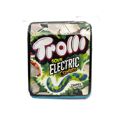 25 Pack - 3.5g Thick Sticker Mylar Bags Premium Smell Proof Packaging  | Trolli Candy Collection