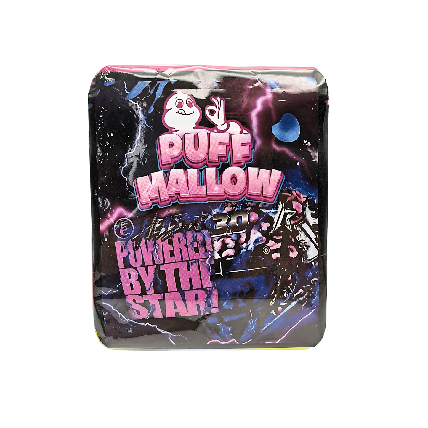 25 Pack - 3.5g Thick Sticker Mylar Bags Premium Smell Proof Packaging  | Puff Mallow Collection Vol. 1